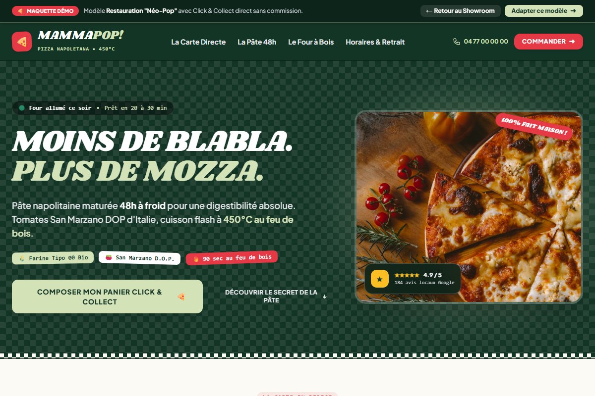 Aperçu Maquette Pizzeria